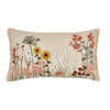 Catherine Lansfield Countryside Floral Embroidered 30cm x 50cm Filled Boudoir Natural