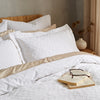 Bianca Waffle Cotton Circle Pillowcase White