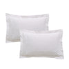 Bianca Waffle Cotton Circle Pillowcase White