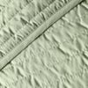 Bianca Quilted Lines 220cm x 230cm Bedspread Sage Green