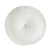 Catherine Lansfield Velvet Round Cushion Filled Cushion 40cm Natural