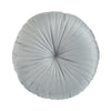 Catherine Lansfield Velvet Round Cushion Filled Cushion 40cm Grey