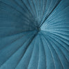 Catherine Lansfield Velvet Round Cushion Filled Cushion 40cm Teal