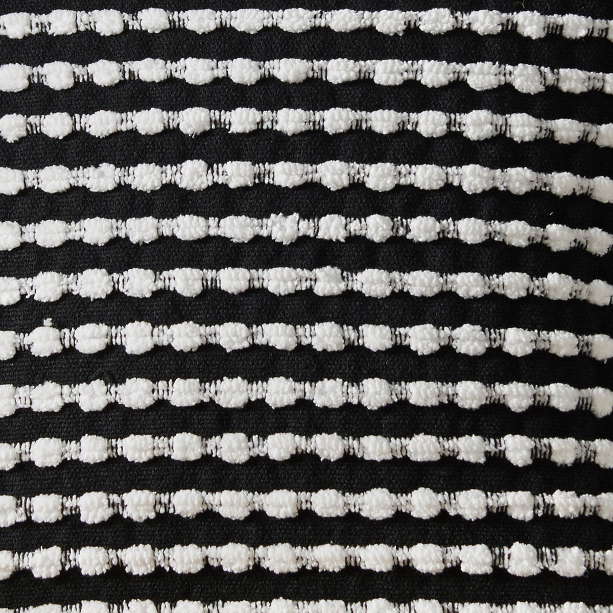 Catherine Lansfield Stab Stitch Filled Cushion 43cm x 43cm Black