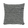 Catherine Lansfield Stab Stitch Filled Cushion 43cm x 43cm Black