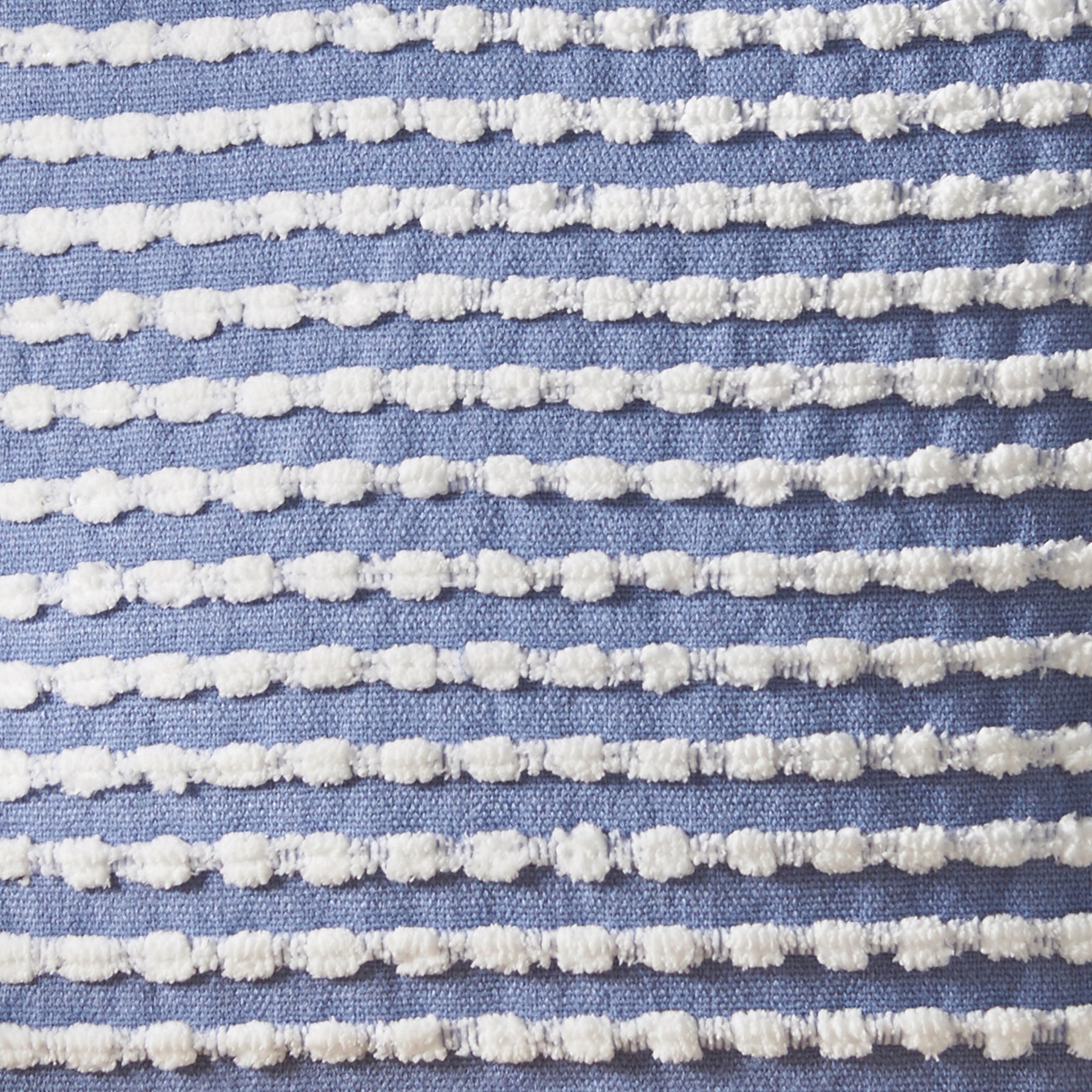 Catherine Lansfield Stab Stitch Filled Cushion 43cm x 43cm Blue