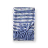 Catherine Lansfield Stab Stitch 125cm x 150cm Tassel Throw Blue