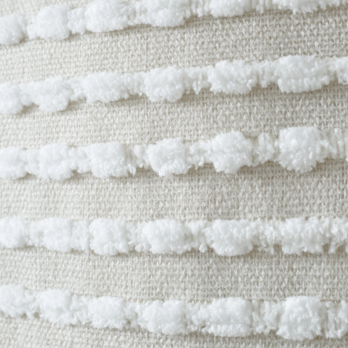 Catherine Lansfield Stab Stitch Ready Made Eyelet Curtains Natural