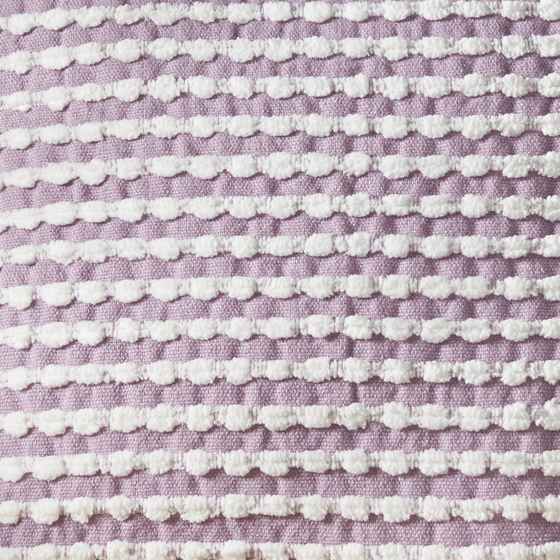 Catherine Lansfield Stab Stitch Filled Cushion 43cm x 43cm Purple