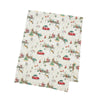 Catherine Lansfield Christmas Town 137cm x 178cm Table Cloth Natural