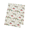 Catherine Lansfield Christmas Town 137cm x 229cm Table Cloth Natural