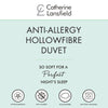 Catherine Lansfield Anti Allergy 10.5 Tog Duvet White