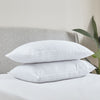 Catherine Lansfield 200TC Hotel Satin Stripe Cotton 48cm x 74cm Pillow White