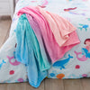 Catherine Lansfield Mermaid 130cmx170cm Throw Pink