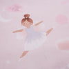 Catherine Lansfield Dancing Fairies 66x72 Ready Made Eyelet Curtains Pink