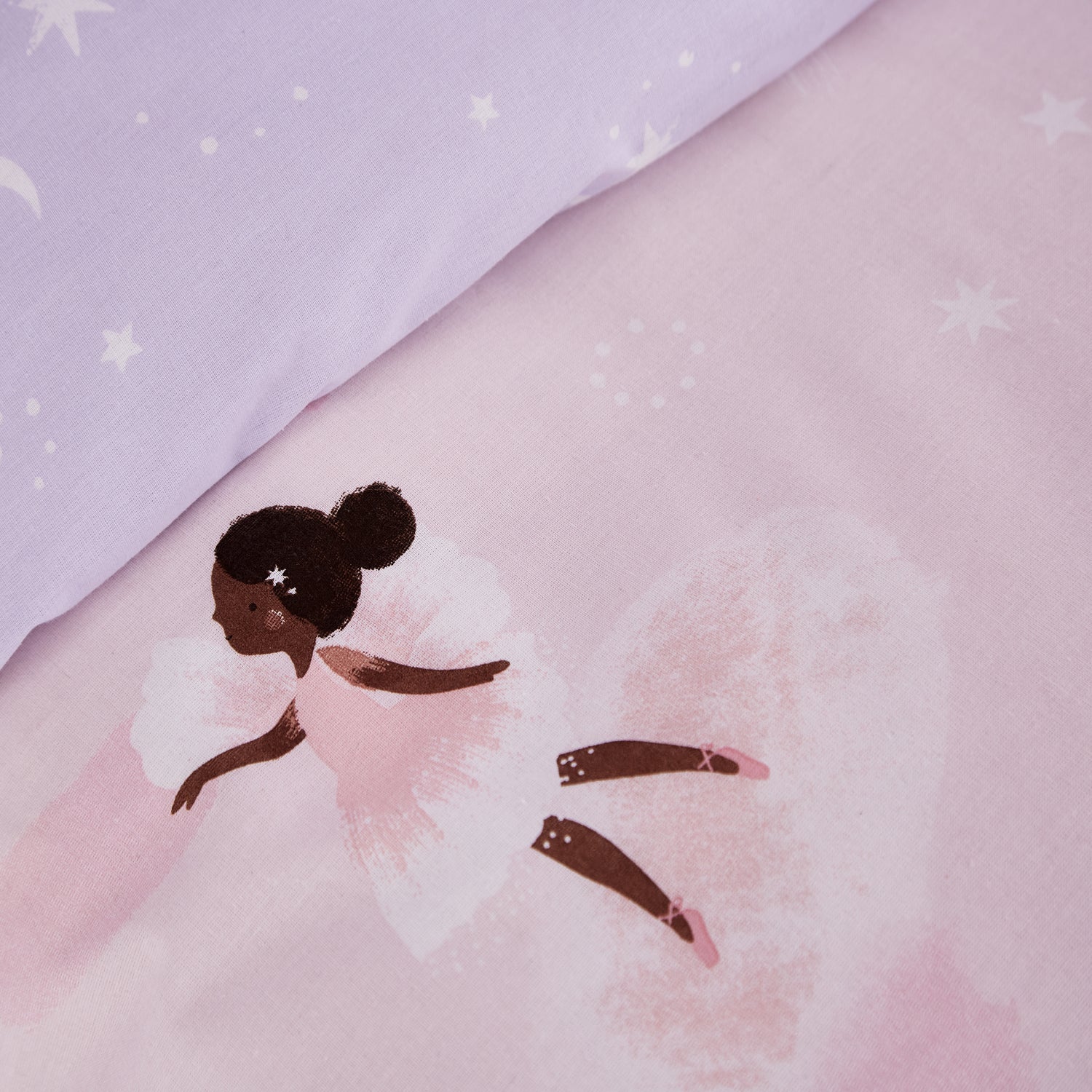 Catherine Lansfield Dancing Fairies Childrens Bedding Pink