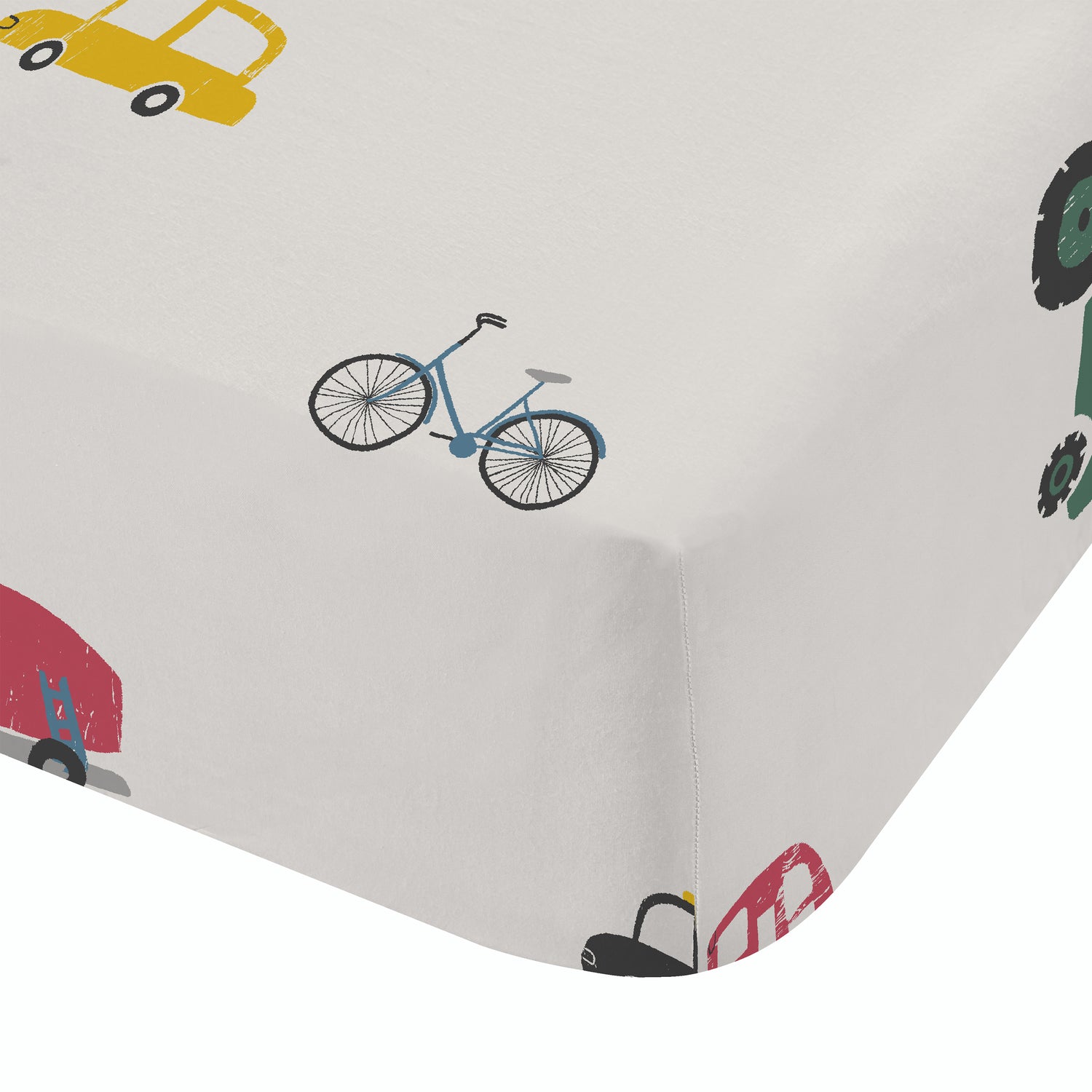 Bianca Transport Pure Bed Linen Fitted Sheet White
