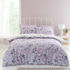 Catherine Lansfield Isadora Floral Duvet Cover Bedding Set Lilac