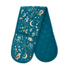 Catherine Lansfield Enchanted Twilight Oven Glove Double Green