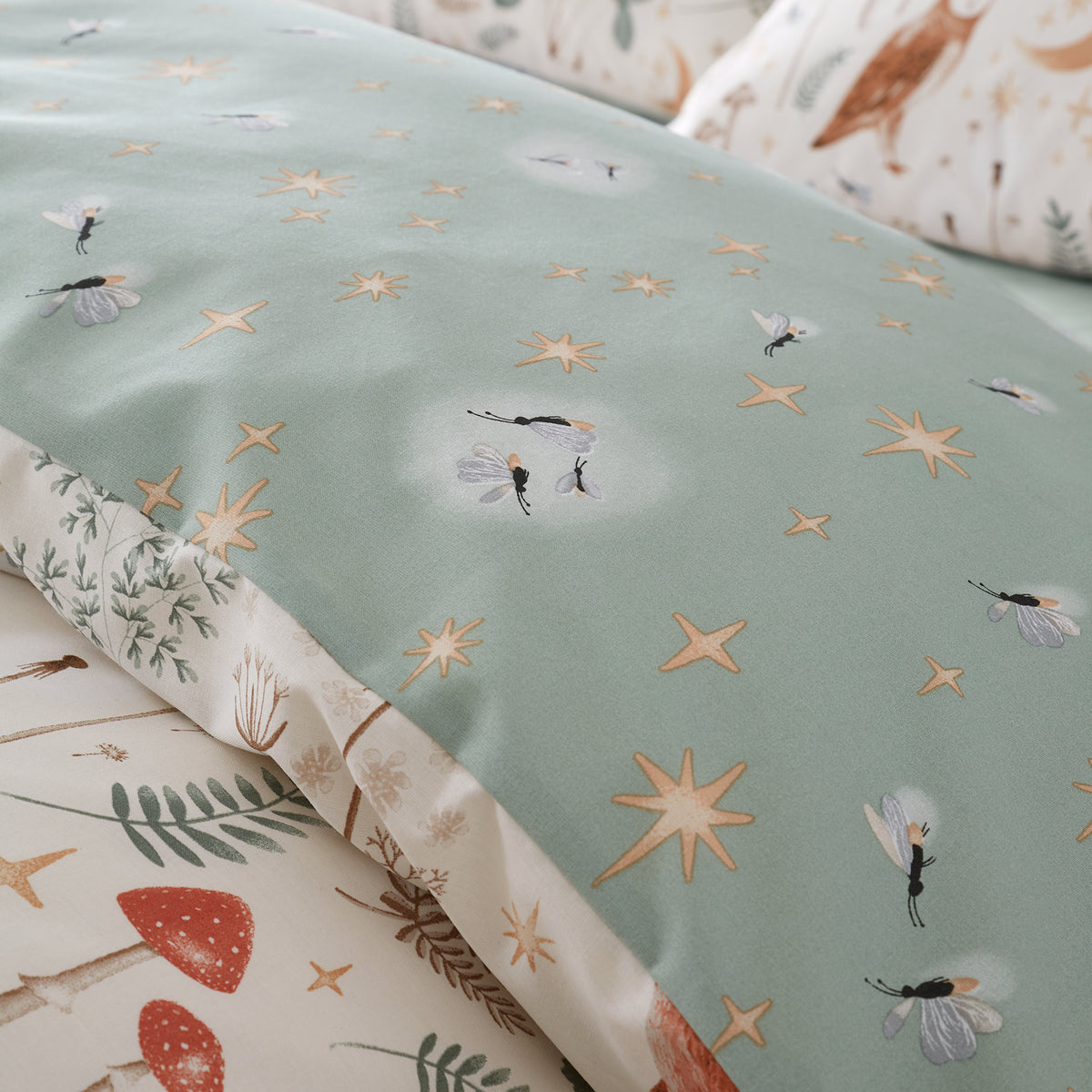Catherine Lansfield Enchanted Twilight Duvet Cover Bedding Set Natural