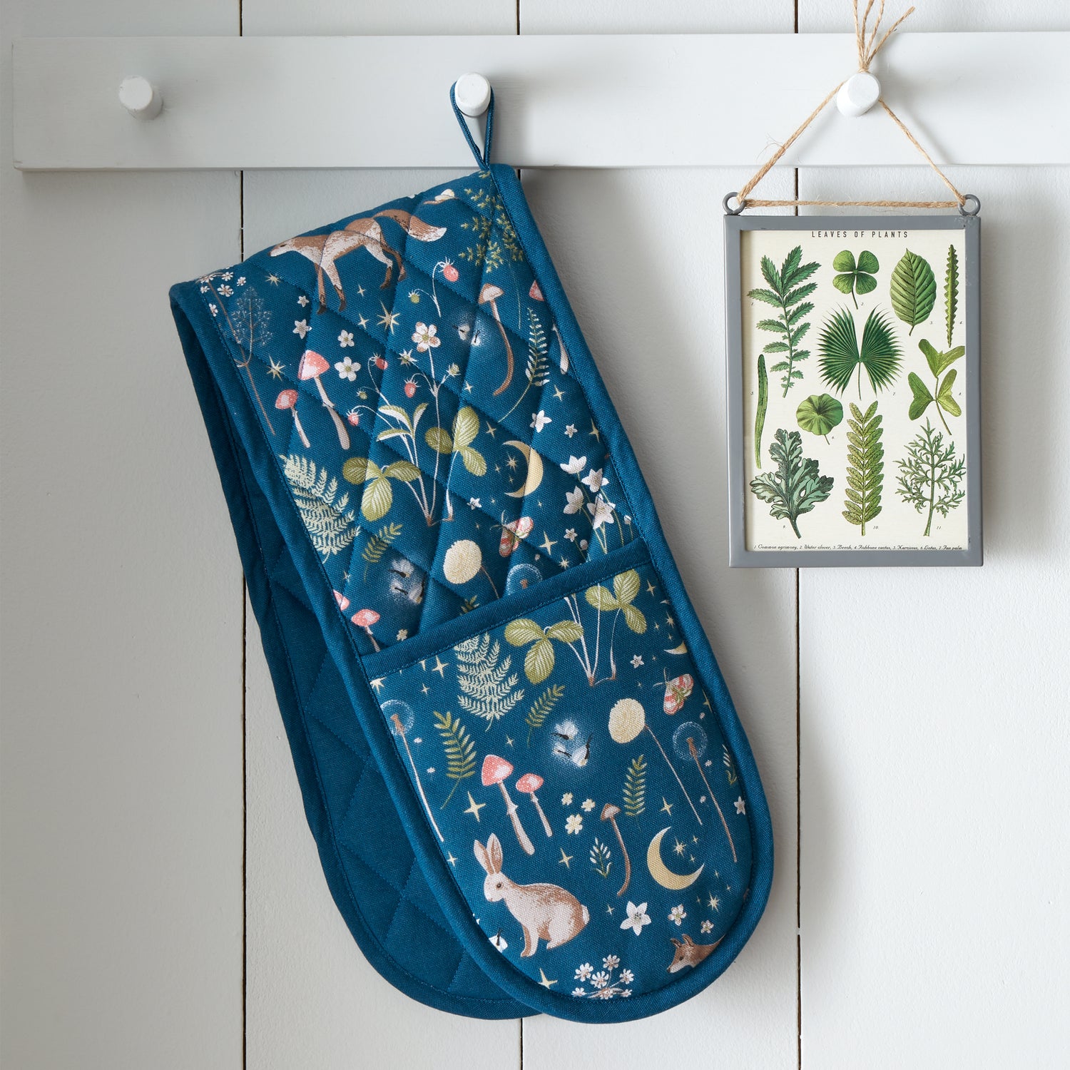Catherine Lansfield Enchanted Twilight Oven Glove Navy