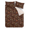 Catherine Lansfield Enchanted Twilight Duvet Cover Bedding Set Chocolate