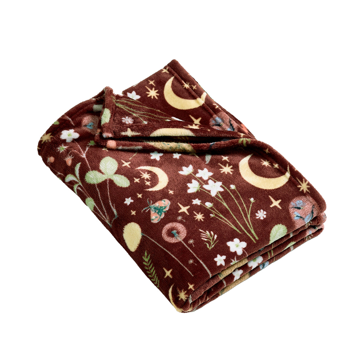 Catherine Lansfield Enchanted Twilight Throw Chocolate