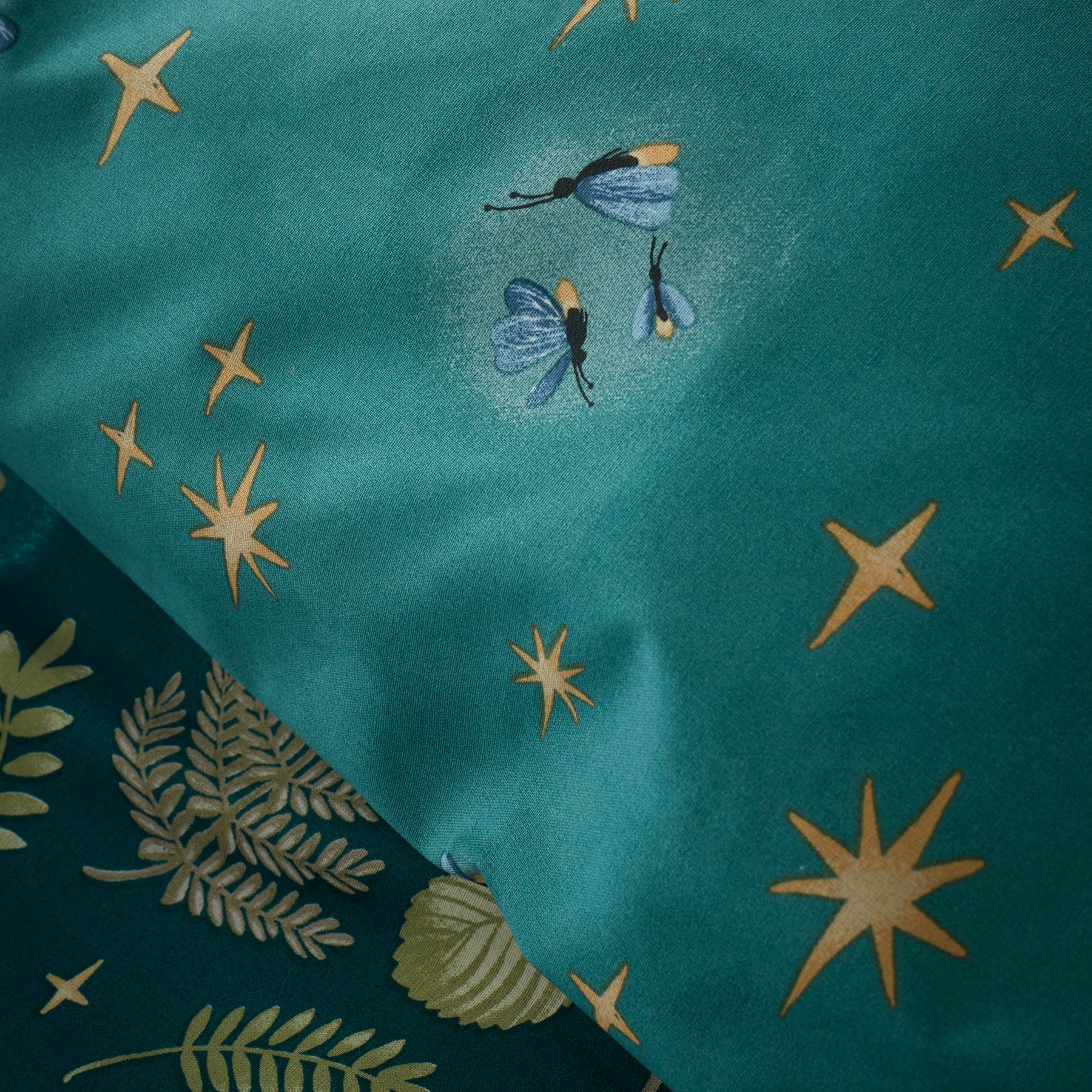 Catherine Lansfield Enchanted Twilight Duvet Cover Bedding Set Forest Green