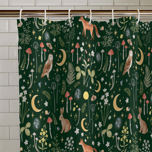 Forest Green Shower Curtain NOW £9.85
