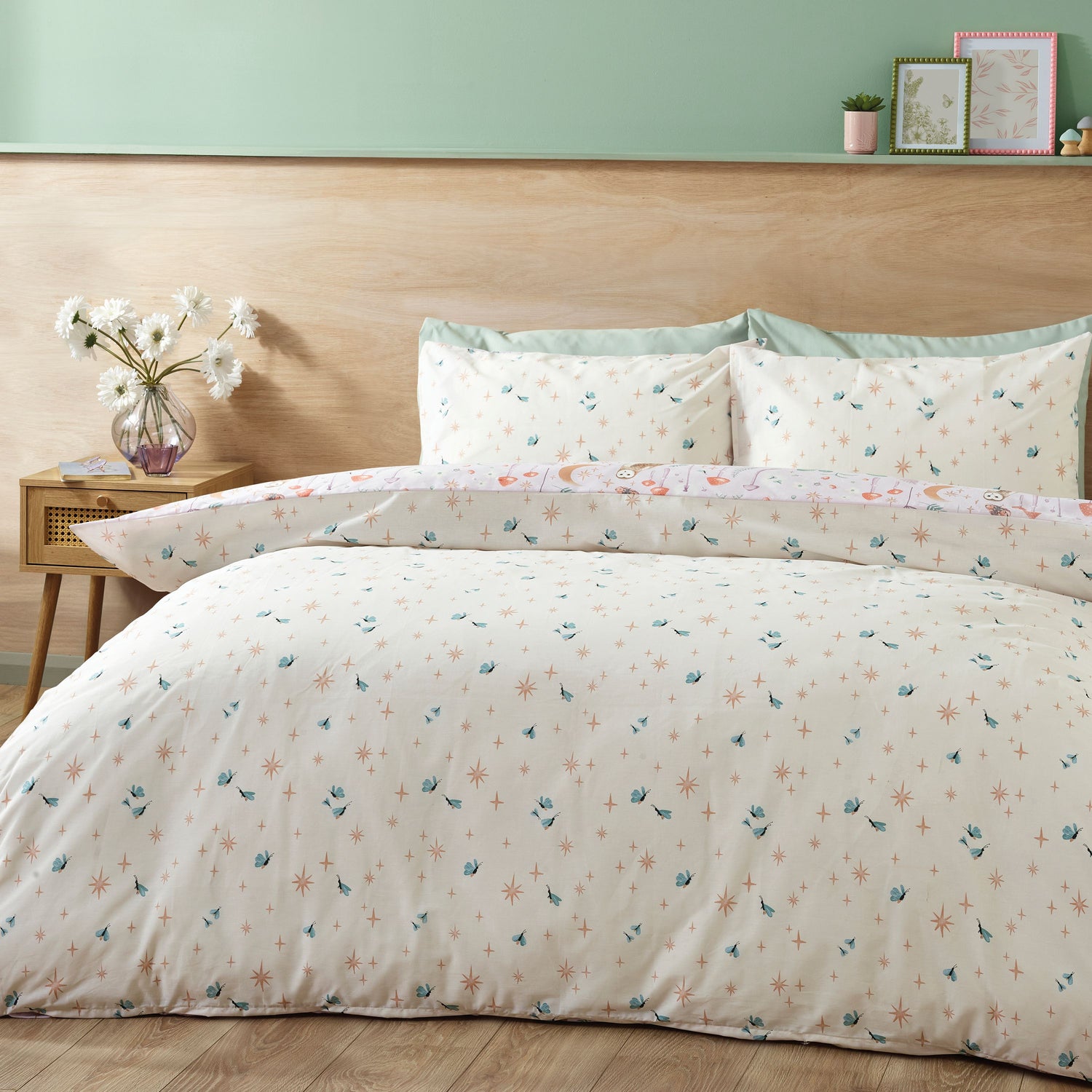 Catherine Lansfield Enchanted Twilight Duvet Cover Bedding Set Lilac