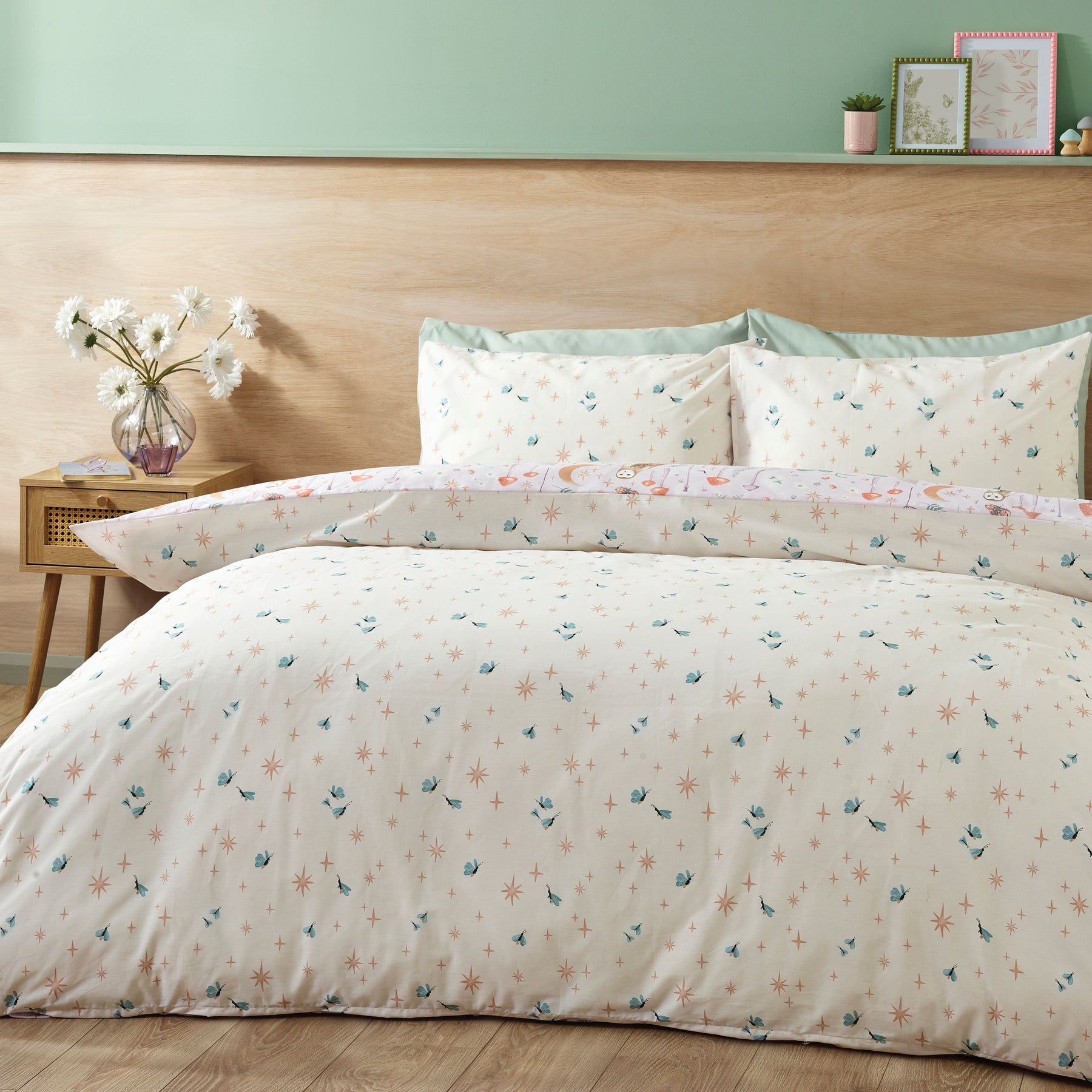Catherine Lansfield Enchanted Twilight Duvet Cover Bedding Set Lilac