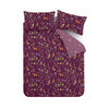 Catherine Lansfield Enchanted Twilight Duvet Cover Bedding Set Plum