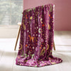 Catherine Lansfield Enchanted Twilight 130cm x 170cm Throw Plum