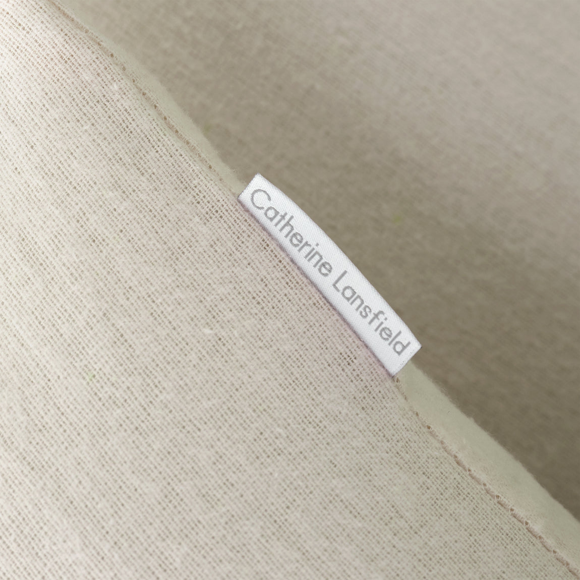 Catherine Lansfield Brushed Cotton Soft and Cosy Duvet Cover Bedding Set Cream
