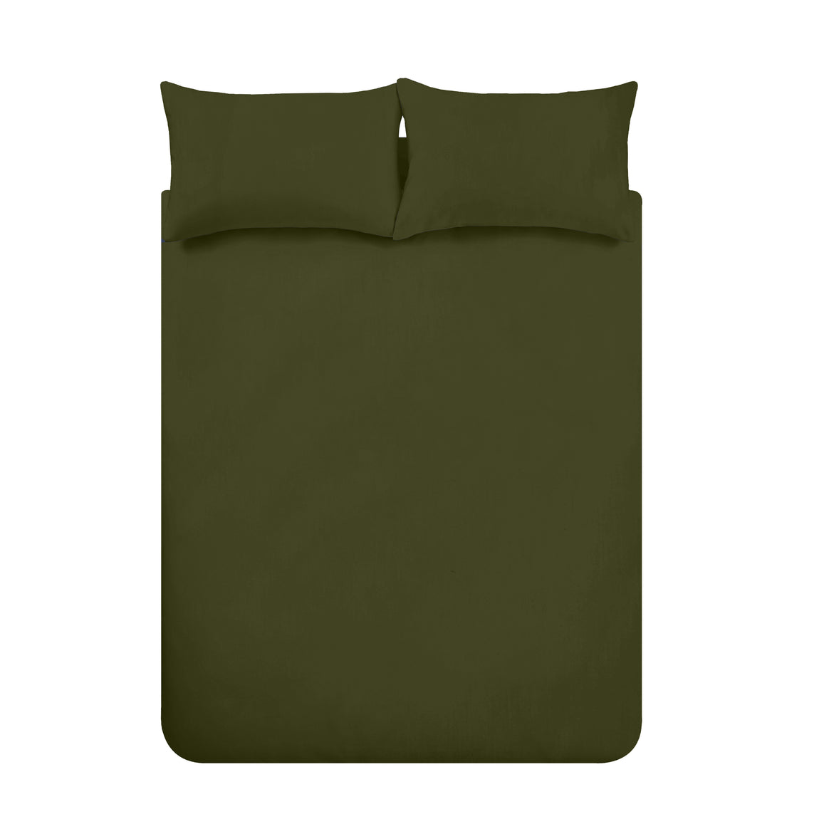 Catherine Lansfield Brushed Cotton Soft and Cosy Duvet Cover Bedding Set Green