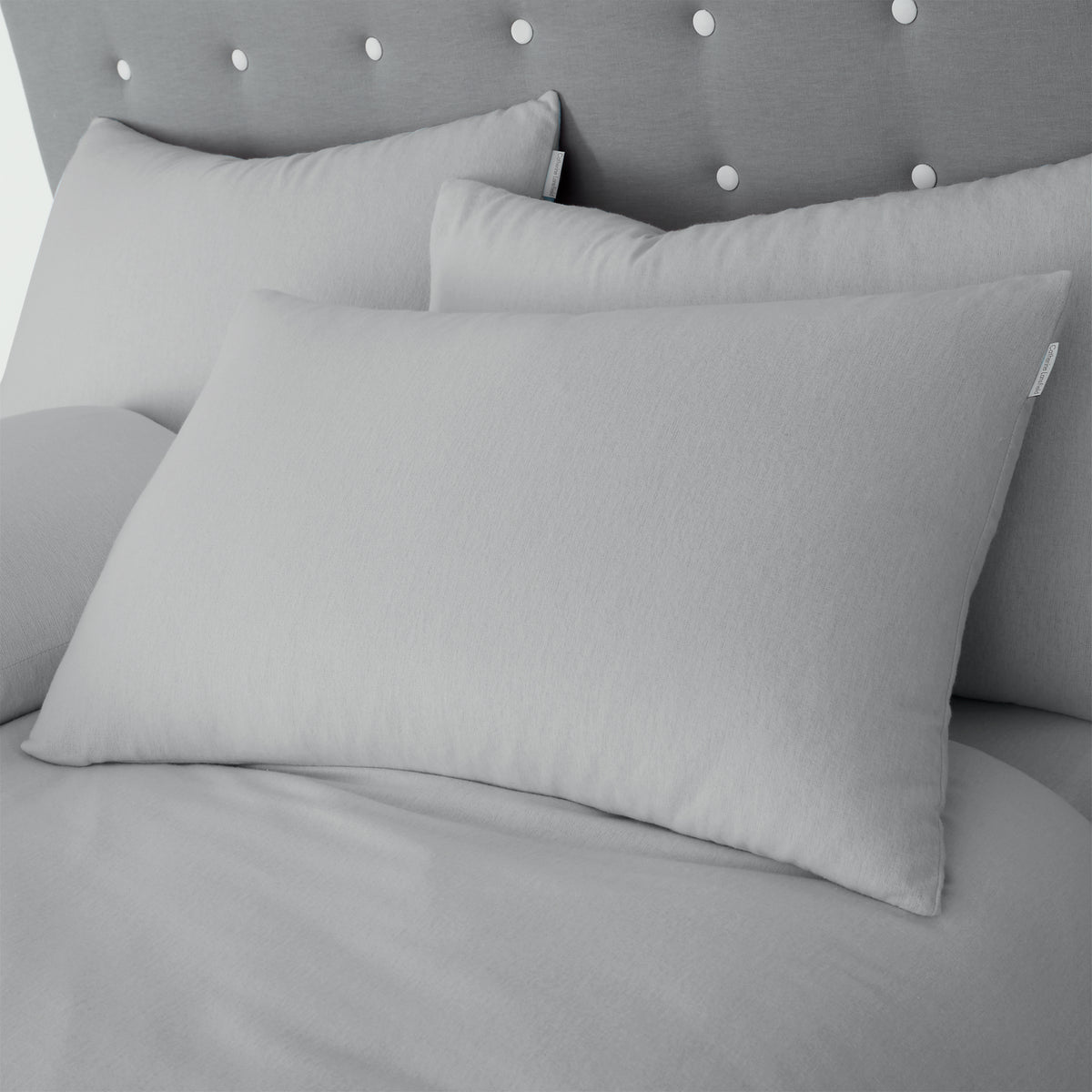 Catherine Lansfield Brushed Cotton Soft and Cosy Duvet Cover Bedding Set Grey