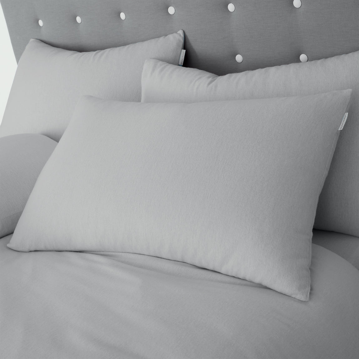 Catherine Lansfield Brushed Cotton Soft and Cosy Duvet Cover Bedding Set Grey