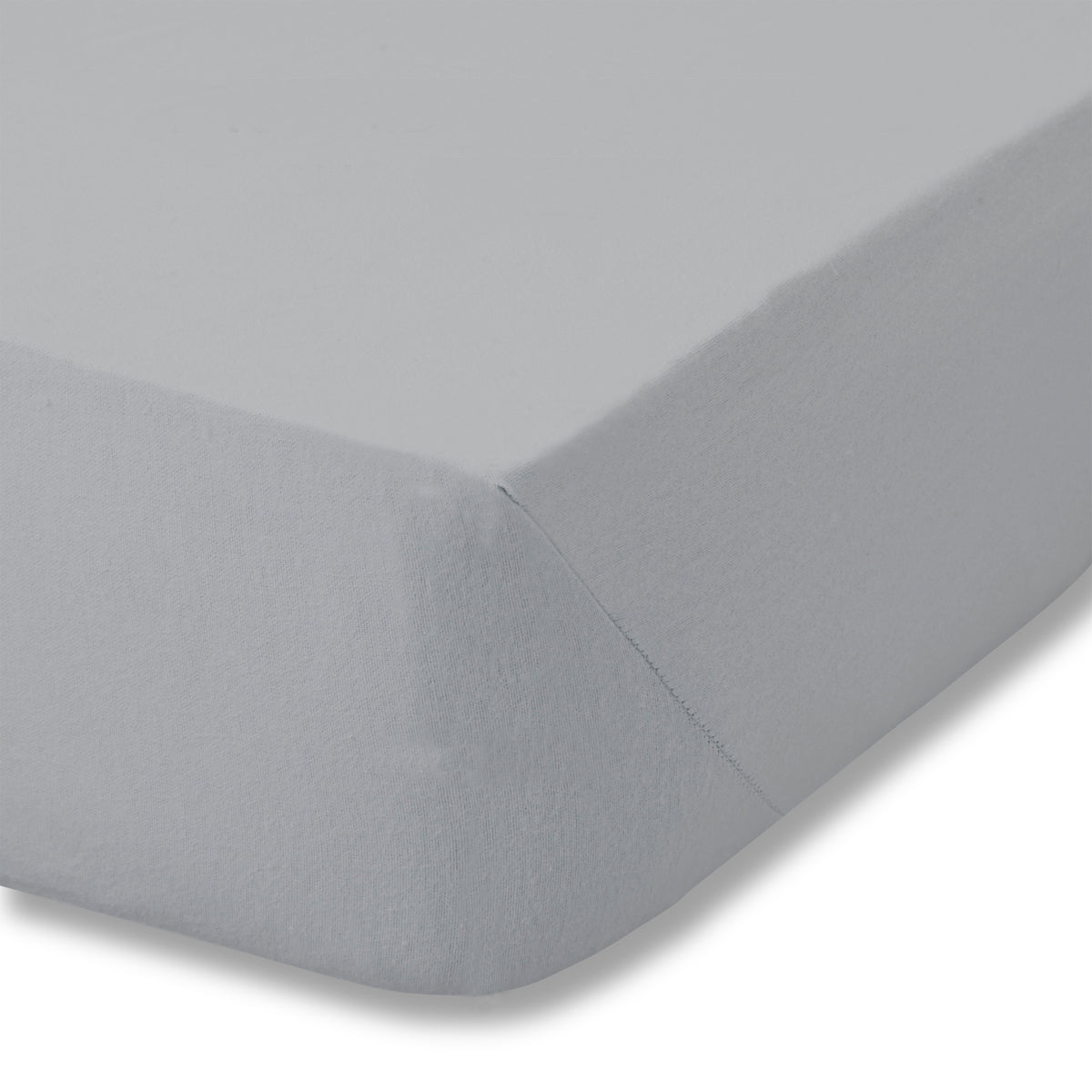 Catherine Lansfield Brushed Cotton Soft and Cosy Bed Linen Fitted Sheet Grey