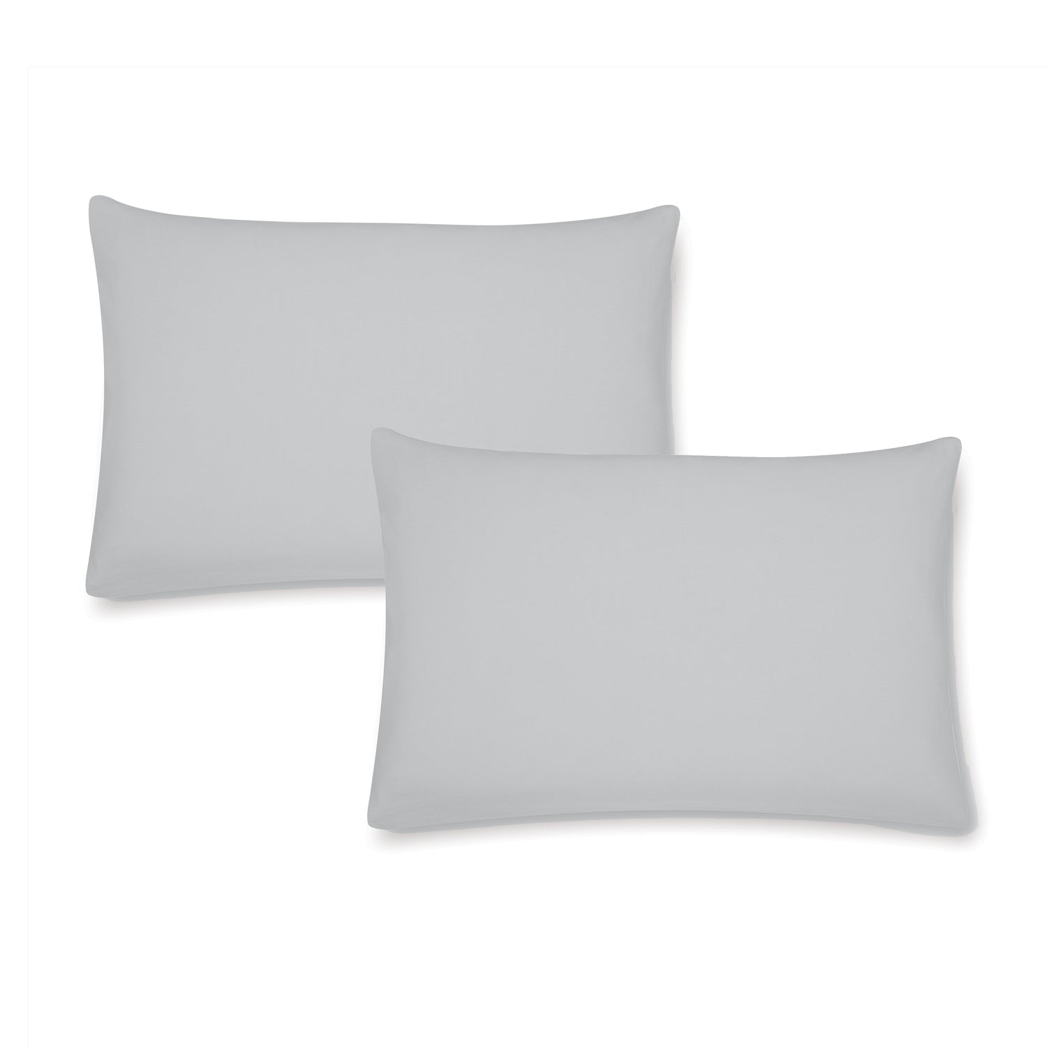 Catherine Lansfield Brushed Cotton Soft and Cosy Pillowcase Grey