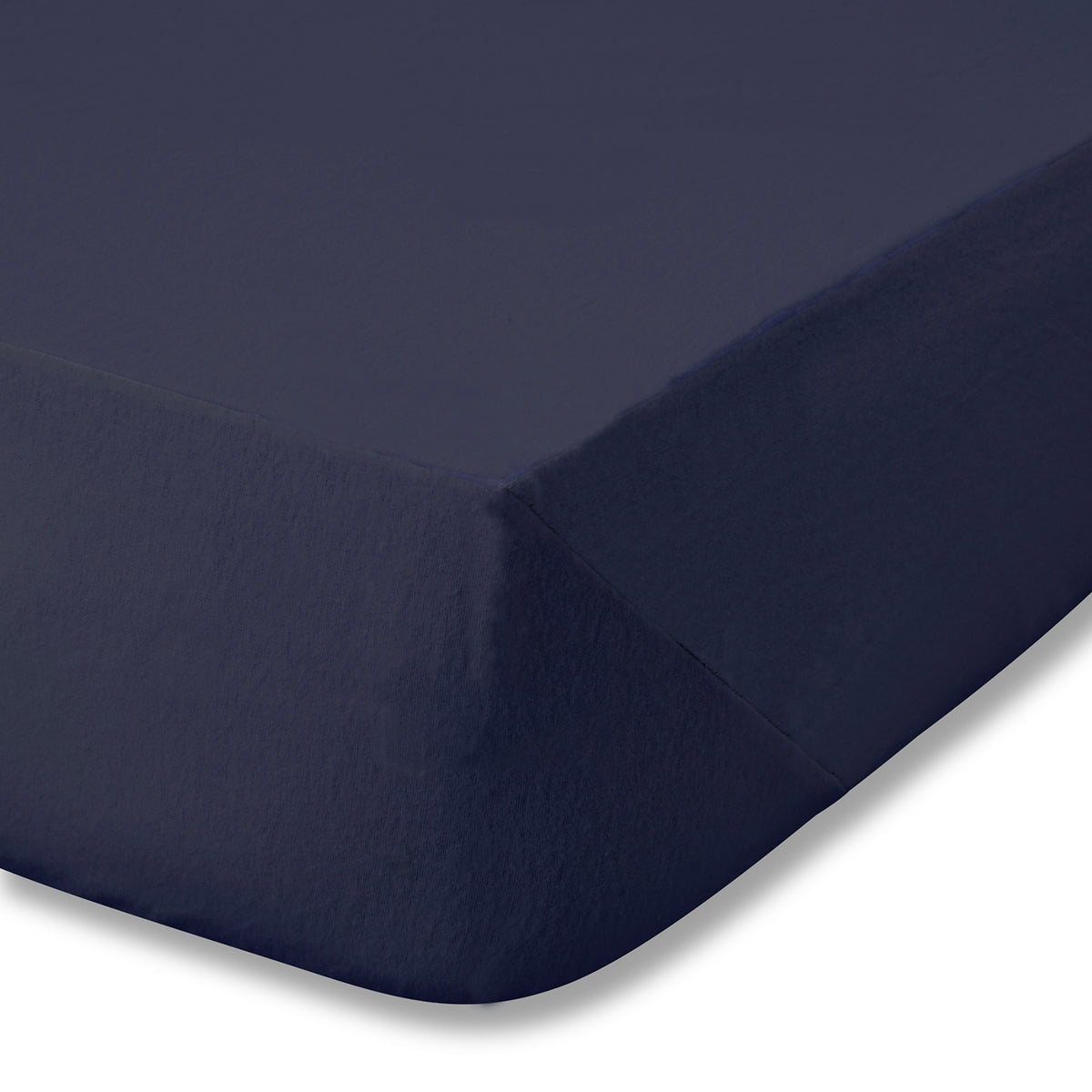 Catherine Lansfield Brushed Cotton Soft and Cosy Bed Linen Fitted Sheet Navy
