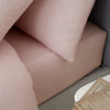 Catherine Lansfield Brushed Cotton Soft and Cosy Bed Linen Fitted Sheet Pink