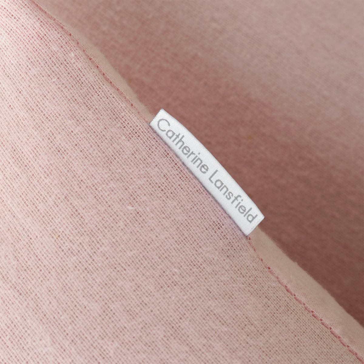 Catherine Lansfield Brushed Cotton Soft and Cosy Pillowcase Pink