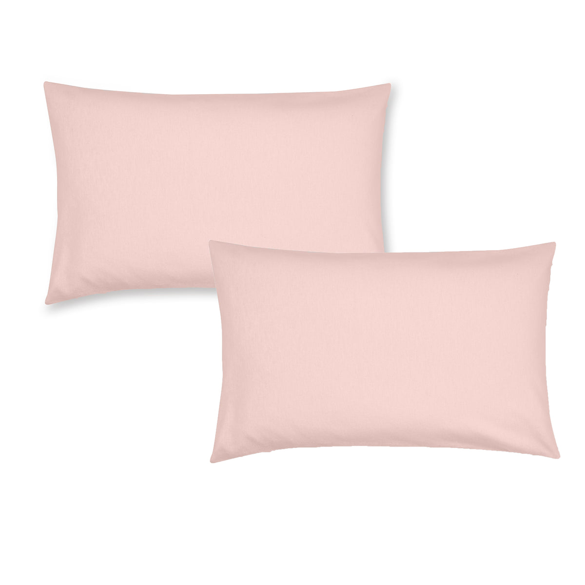 Catherine Lansfield Brushed Cotton Soft and Cosy Pillowcase Pink