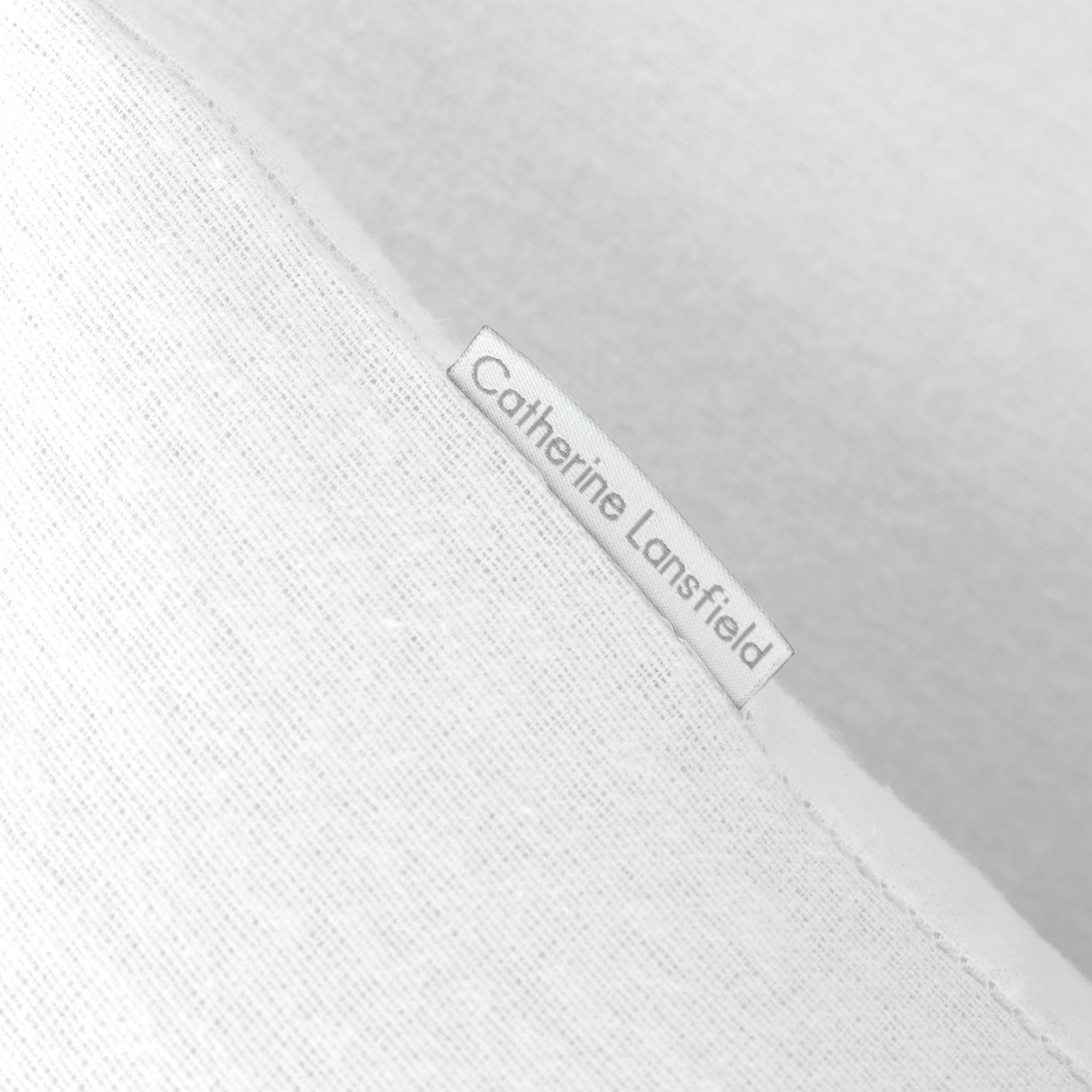 Catherine Lansfield Brushed Cotton Soft and Cosy Duvet Cover Bedding Set White