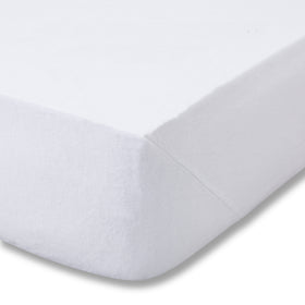 Catherine Lansfield Brushed Cotton Bed Linen Fitted Sheet White