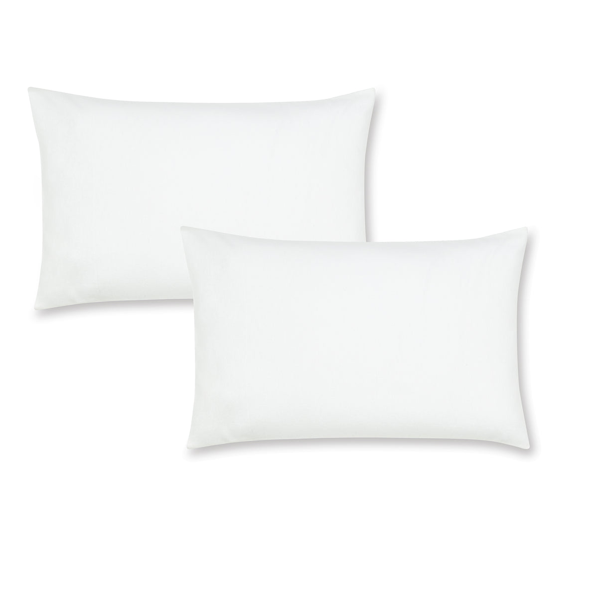 Catherine Lansfield Brushed Cotton Soft and Cosy Pillowcase White