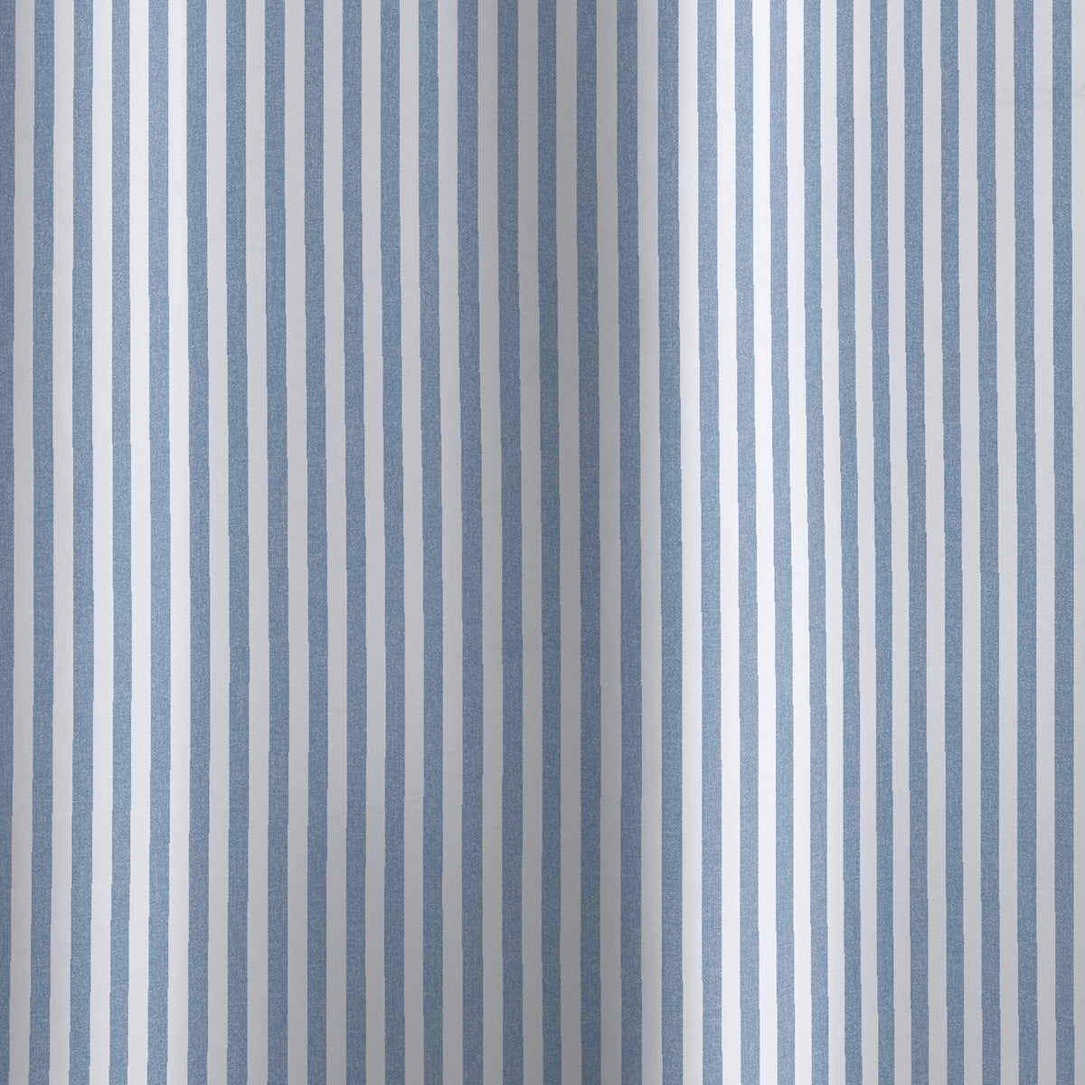 Catherine Lansfield Timeless Stripe Shower Curtain Blue