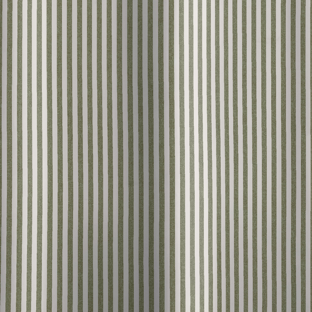 Catherine Lansfield Timeless Stripe Shower Curtain Green