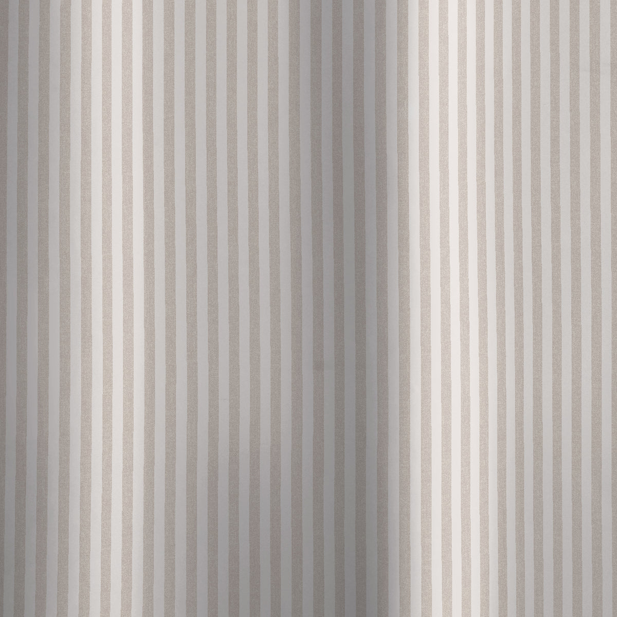 Catherine Lansfield Timeless Stripe Shower Curtain Natural