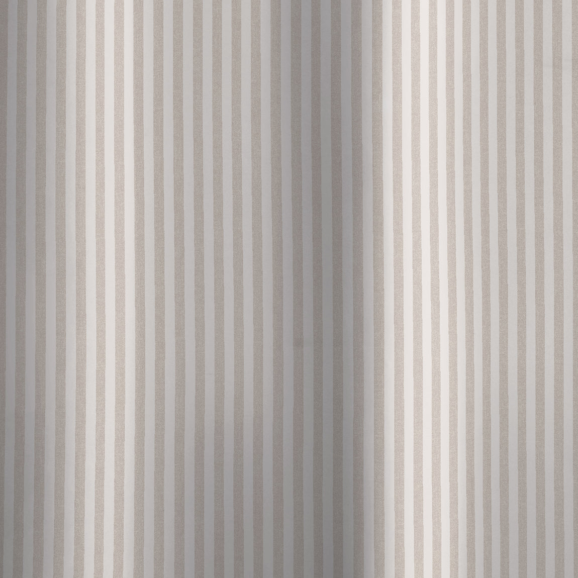 Catherine Lansfield Timeless Stripe Shower Curtain Natural